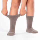 Men's Solid Cushioned Micro Crew
