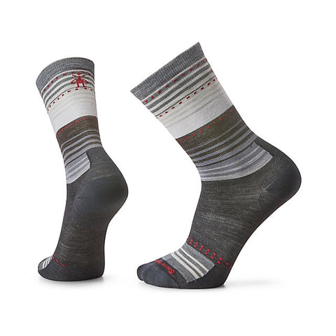 Unisex Everyday Stitch Stripe Crew Socks