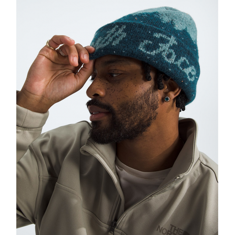Cabin Mountainscape Beanie
