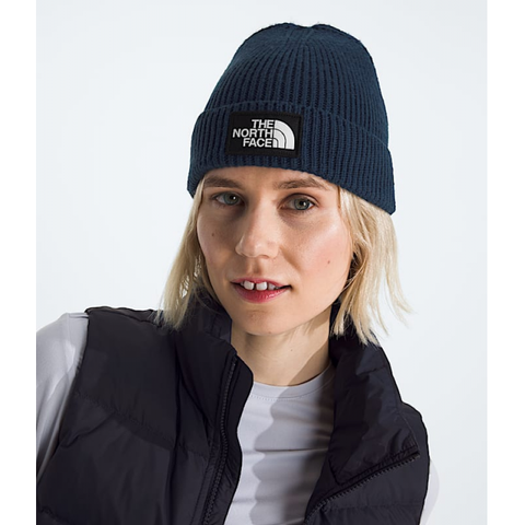 TNF Logo Box Cuffed Beanie