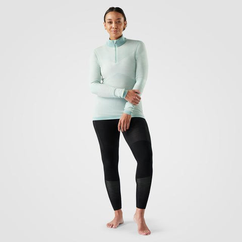 Womens Women's Intraknit Thermal Max Merino Base Layer 1/4 Zippers Top