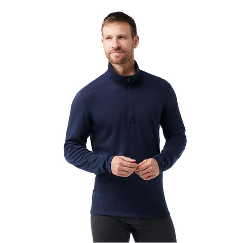 Mens Men's Classic Thermal Merino Base Layer 1/4 Zippers Top