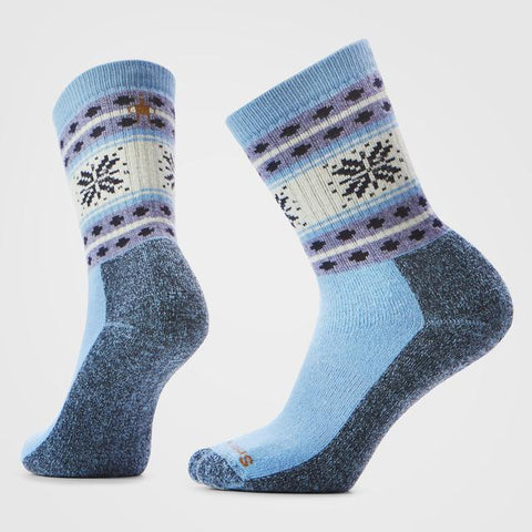 Unisex Everyday Cozy Snowflake Dream Crew Socks