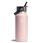 32 oz Wide Mouth with Flex Straw Cap - Botanical Bliss