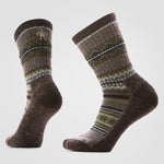 Unisex  Everyday Cozy Snowed In Sweater Crew Socks Tibetan Red