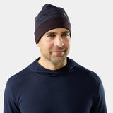 Unisex Thermal Merino Reversible Cuffed Beanie Hat