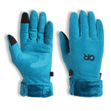 Women's Fuzzy Sensor Gloves