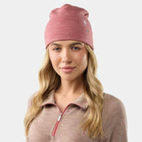 Unisex Thermal Merino Reversible Cuffed Beanie Hat