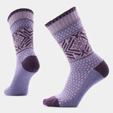 Unisex Everyday Cozy Popcorn Snowflake Pattern Crew Socks