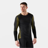 Mens Men's Intraknit Thermal Merino Base Layer Colorblock Crew Top