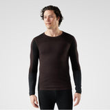 Mens Men's Intraknit Thermal Merino Base Layer Colorblock Crew Top