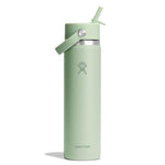 24 oz Wide Mouth with Flex Straw Cap - Aloe
