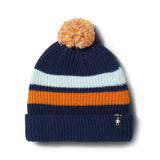 Kid's Stripe Pom Beanie