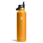 24 oz Standard Mouth with Flex Straw Cap - Fossil