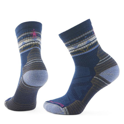 Womens Women's Hike Zig Zag Valley Mid Crew Socks