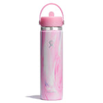 24 oz Wide Mouth with Flex Straw Cap - Zinnia